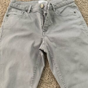 LOFT soft grey jeans.